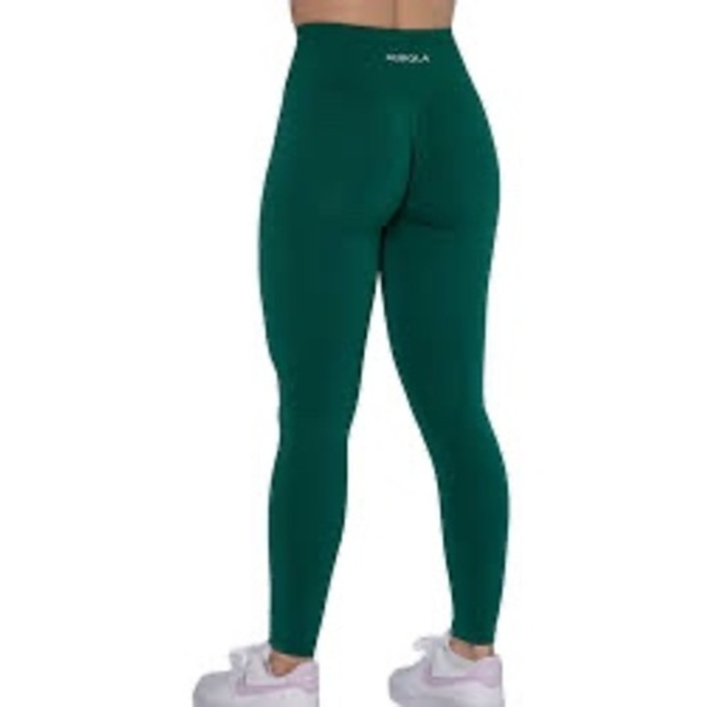 AUROLA Dream Seamless Leggings Womens Forest Green High Waisted Scrunch Butt